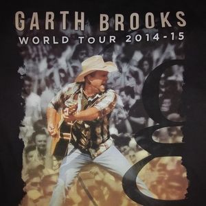 GARTH BROOKS NOS NWOT MEDIUM SHIRT 2014CR